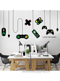 CHengQiSM Game Wall Stickers Gaming Controller Joystick Playroom Wall Decals for Bedroom Living Room Decor Removable Art Mural for Boys Kids Men