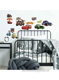 RoomMates RMK1520SCS Disney Pixar Cars Piston Cup Champs Peel and Stick Wall Decals
