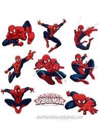 Spiderman Sticker Pack for Kids Room Wall Decor | Peel and Stick Wall Decal for Ultimate Spider-man Party Decoration by Dekosh