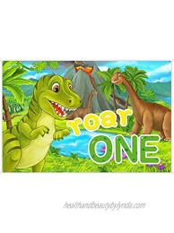 Dinosaur Tanystropheus Roar One Banner Backdrop Dino T-REX Theme Wild Forest Background Decor for 1 Year Old Birthday Baby Shower Party Photo Studio Prop Background Decorations Supplies