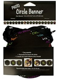 JT Party Supplies Photo Circle Banner Simply Marvelous 5" x 9' -24 Pack