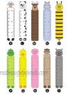 ASENART Kids Growth Chart Cartoon Animal Honeybee Wood Frame Fabric Canvas Waterproof Hanging Height Measurement Ruler from Baby to Adult for Child's Room Decoration