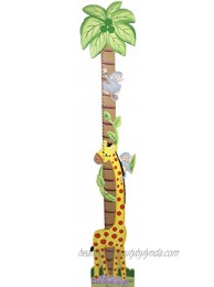 Fantasy Fields Sunny Safari Animals Thematic Kids Wooden Growth Chart | Imagination Inspiring Hand Painted Details | Non-Toxic Lead Free Water-Based Paint