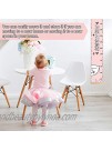 Growth Chart for Kids Height Chart for Kids Girls Wall Room Decor Removable Growth Height Chart Canvas & Wooden