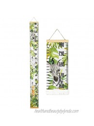 Growth Chart for Kids Wall Chart in Safari Jungle Design 7.9 x 79 Inches