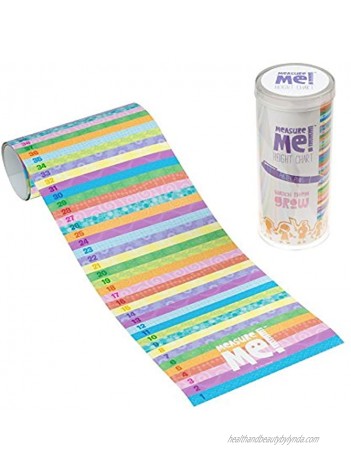Measure Me! Baby Roll-up Growth Height Chart for Children Kids Room Pastel Rows