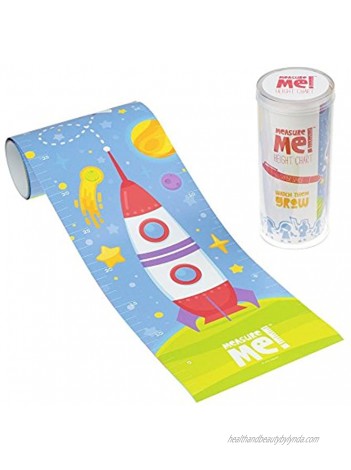 Measure Me! Baby Roll-up Growth Height Chart for Children Kids Room Super Space