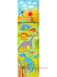 Oopsy Daisy Dino Scene by Donna Ingemanson Growth Charts 12 by 42-Inch