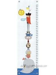 Oopsy Daisy Growth Charts Redbeard and Crew by Suzy Ultman 12 by 42-Inch