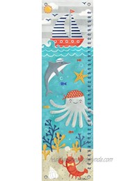 Oopsy Daisy Let's Set Sail Growth Chart Blue