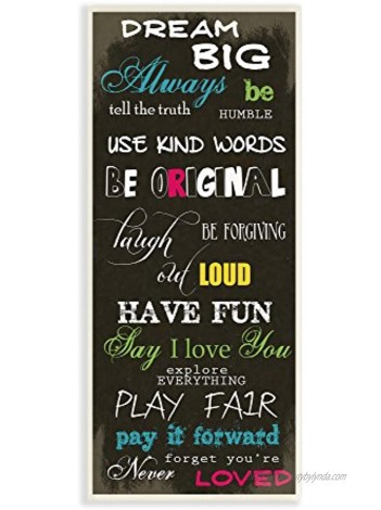 The Kids Room by Stupell Dream Big Multi Color Typog Wall Plaque Art