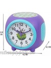 3-5 Year Old Boy Ideal Learning Toys Alarm Clock for Kids,Best Gift for a Baby’s Bedroom,Night Light Star Sky Projector with Music,for Decorating Baby Children Bedroom Nursery Decor Purple