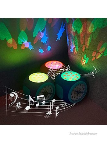 3-5 Year Old Boy Ideal Learning Toys Alarm Clock for Kids,Best Gift for a Baby’s Bedroom,Night Light Star Sky Projector with Music,for Decorating Baby Children Bedroom Nursery Decor Purple