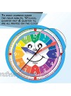 M.A CHALJUPHI Kids Clock | Kids Room Playroom Analog Silent Wall Clock | Visual Learning Bedroom Clock for Kids | Perfect Educational Tool for Home Classroom Teachers and Parents.