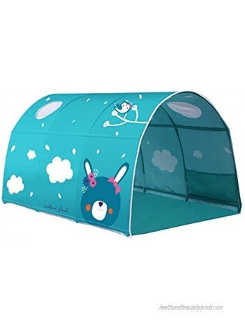 USDREAM Children's Tunnel for 90-100cm in Width Loft Bed Bunk Tent Green