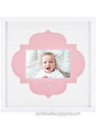 MCS Hello World Baby Frame with 4x6 Photo Opening