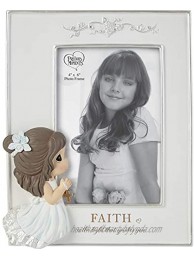 Precious Moments 202424 Faith is The Light That Guides You Girl Resin Photo Picture Frame One Size Multicolored