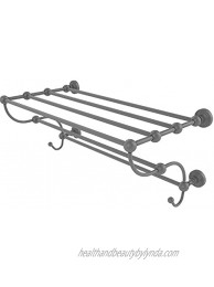 Allied Brass WP-HTL 24-5 Waverly Place Collection 24 Inch Train Rack Towel Shelf Matte Gray