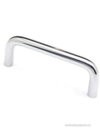 Berenson Zurich Collection 3" Center Solid Cabinet Handle Pull Polished Chrome