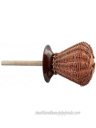 Darice Metal-Round Decorative Knob Mesh Copper