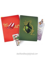 Paper House Productions SET0052 Wizard of Oz Softcover Journal Bundle includes 2 Lined Notebooks Glitter Bookmark Washi Tape