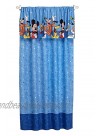 Disney Mickey Mouse Playground Pals Curtain Panel Blue