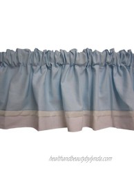 Baby Doll Bedding Classic Bows Valance Blue