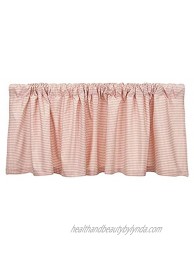 Glenna Jean Cottage Collection Rose Window Valance Pink Gingham 70x18