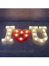 CSKB Light Up I Love You Letters Sign for Wedding LED Heart Marquee Lights Night Light Lamp Christmas Holiday Gift Home Party Decoration