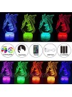 Dragon 3D Night Light for Kids Bedroom,16 Colors Dragon 3D Illusion Night Light lamp with Remote Dragon Toys Light as Birthday Gifts for 1 2 3 4 5 6 7 8 Year Old Boy or Girl