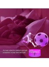 easuntec Soccer Gifts Soccer Lamp with Remote & Touch 7 Colors+16 Colors Dimmable Soccer Toys for Boys 6 7 8 9 12 Year Old Boys Gifts Soccer 16WT