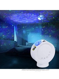 Star Projector Galaxy Moon Night Light for Kids Bedroom Remote Control 4000mAh Battery Nebula Projector Lamp for Game Room Party Decor Mood Lighting Ambiance Gift for Children and Adults White