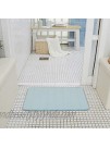 Memory Foam Bath Mat Non Slip Absorbent Super Cozy Velvet Bathroom Rug Carpet,1.6ft x 2.6ft，Burgundy