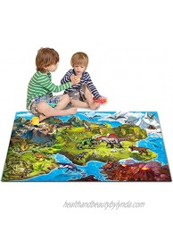Oriate Kids Toy Dream Mat Dinosaur World Activity Playmat Parent-Child Interaction Cognitive Teaching Floor Game Carpet Learn and Have Fun Playtime with Dino Toys of Kid's Collection 552-D