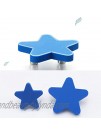 Codall Kids Dresser Knobs Safety Soft Rubber Knobs Blue Star Cartoon Pulls Knobs for Bedroom Cute Drawer Knobs Cabinet Pulls L-Blue Star 2 Pack