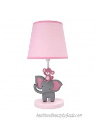 Bedtime Originals Twinkle Toes Lamp with Shade & Bulb Pink