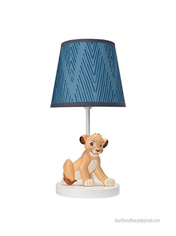 Lambs & Ivy Lion King Adventure Lamp with Shade & Bulb Blue