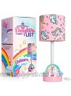 Unicorn Light with Gift Box Handpainted Unicorn Lamp Beautiful Pink Unicorn Bedroom Decor for Girls Ages 1 -15; Unicorn Stuff Rainbow Unicorn Unicorn Gifts for Girls by Daughters List