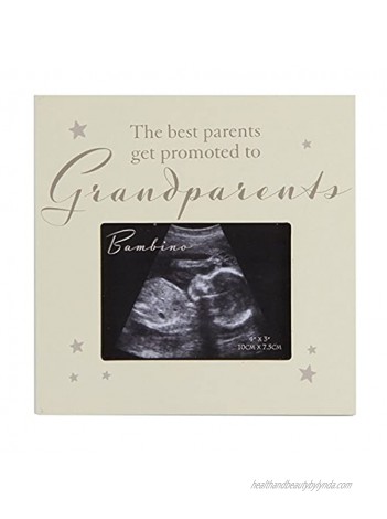 Oaktree Gifts Baby Scan Photo Frame for Grandparents 4 x 3