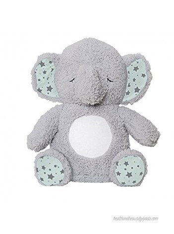 Soft Dreams Elephant Music and Glow Soother Grey Mint