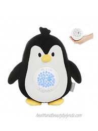 Waddle Penguin by Alex & Kate White Noise Shusher Lullabies Unique New Baby Boy & Girl Gifts Portable Toddler Toy Soother Sleep Aid Night Light Soothing Sounds for Newborn Gender Neutral