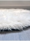 Machine Washable Faux Sheepskin White Cloud Area Rug 32" x 44" Soft and Silky Perfect for Baby's Room Nursery playroom 2' 7" x 3' 7" White Cloud