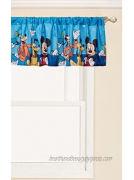 Disney Mickey Mouse Playground Pals Window Valance Blue