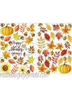 Fall Leaves Window Clings Decorations Thanksgiving Maple Autumn Decals Party Decor Ornaments