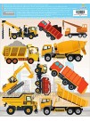 JesPlay Construction Vehicles Static Window Clings 2 Sheets of Vinyl Window Stickers for Kids Trucks Bulldozers Cranes Other Removable Window Decals and Gel Clings for Toddlers are Available