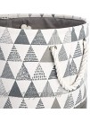 Home Zone Living Storage Basket with Cotton Rope Handles