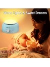 Aibaolo White Noise Machine Sleep Sound Machine for Baby Kids Adults 24 Natural Sounds Therapy Night Light Timer&Memory Function Portable Sound Machine for Nursery Home Office Travel Blue