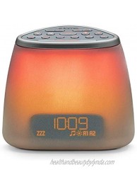 iHome Zenergy Dream Mini iZBT7 Bluetooth Bedside Sleep Therapy Machine Anti-Anxiety Stress Relief Sound Therapy Light Therapy LED Color Blending Bluetooth Speaker and Sleep Timer