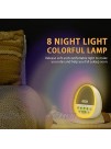 Likii White Noise Machine Baby Night Light 29 Sounds with 8 Colour Nightlight Compact and Cute Egg Shape for Baby Sleep Portable Rechargeable Sound Machine …