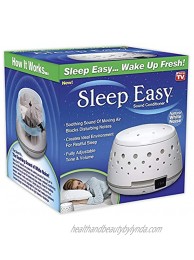 Sleep Easy Sound Conditioner White Noise Machine Featuring Non Looping Soothing Natural Sound of Flowing Air from a Real Fan